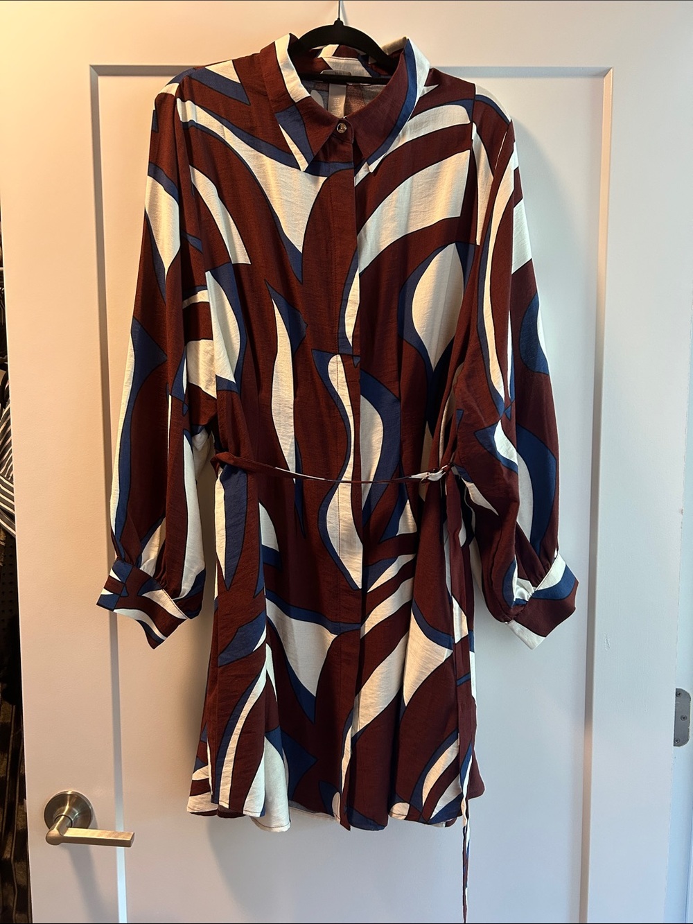 H&M long sleeve mini dress